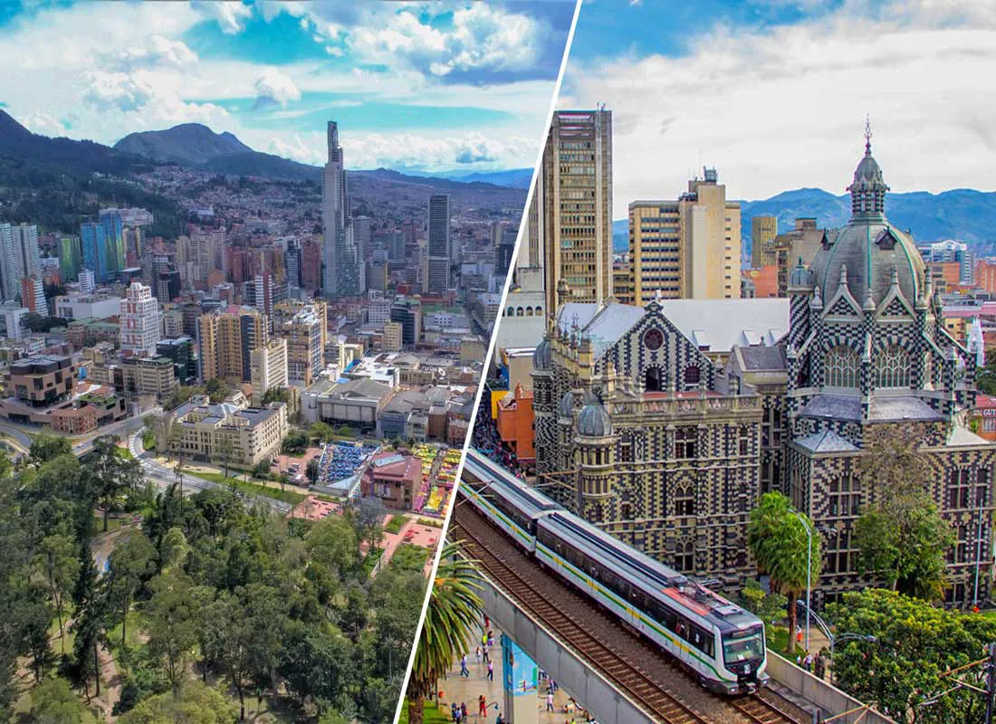 Bogotá-y-Medellin